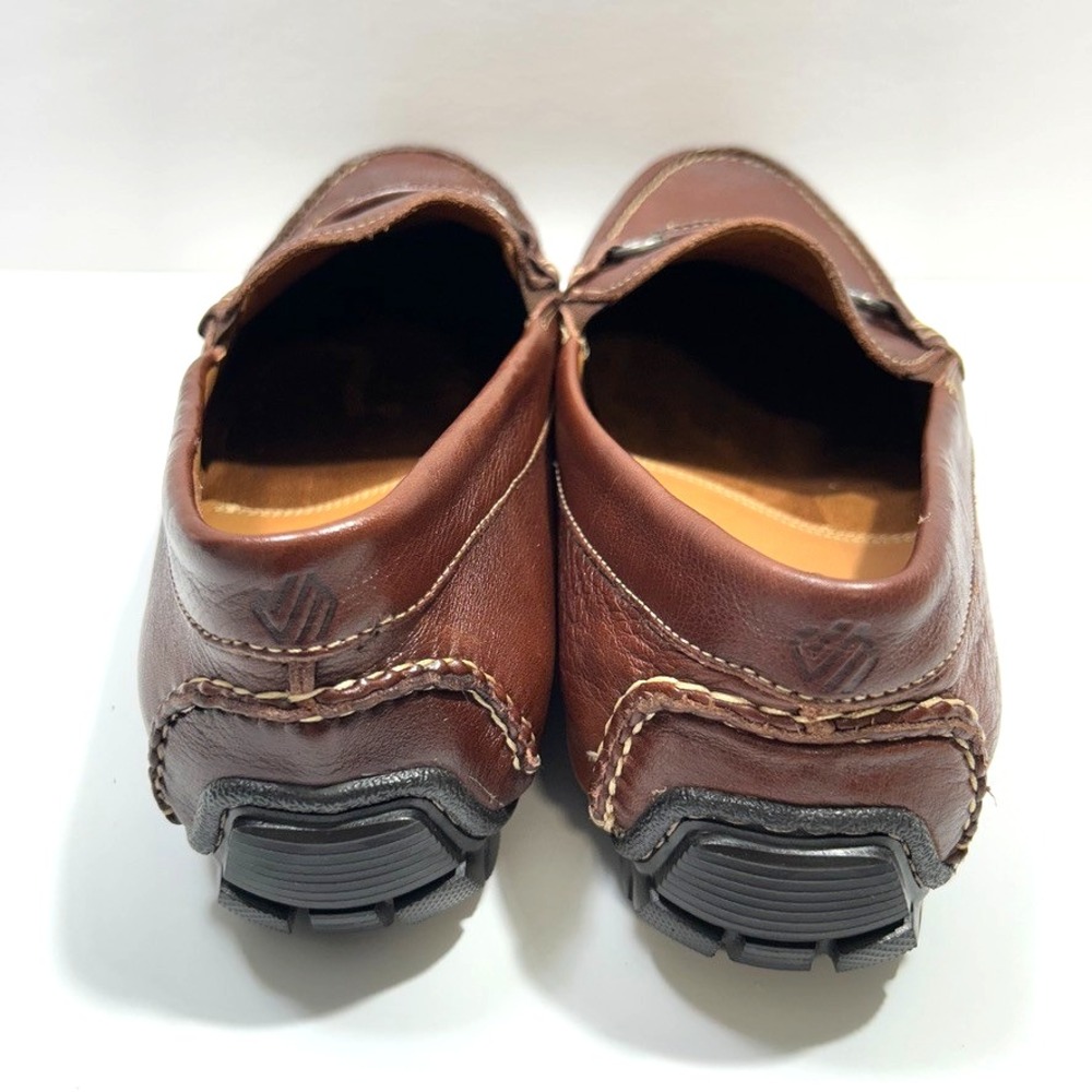 Johnston & Murphy‎ Buckle Drivers Mahogany Full Grain Men's Shoes Brown US 12M - Picture 4 of 9